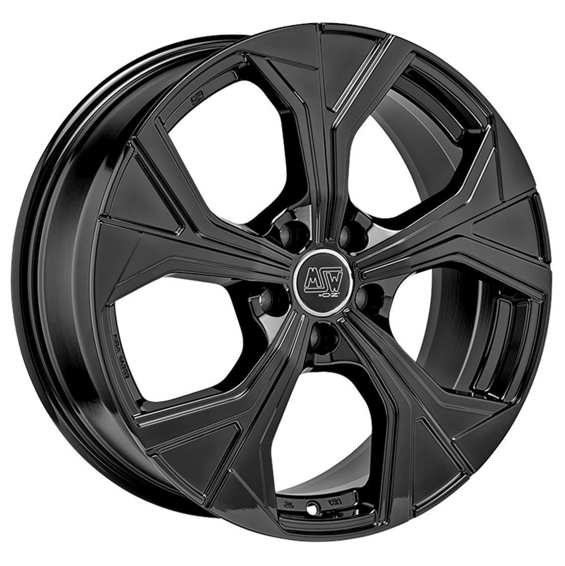 MSW 43 18x7.5 ET42 5x112 Gloss Black