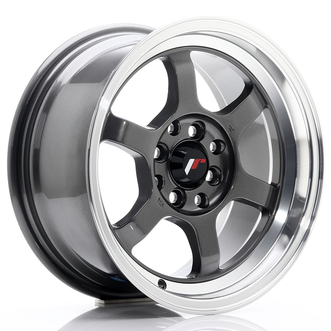 Japan Racing JR12 15x7.5 ET26 4x100/108 Gris Anthracite