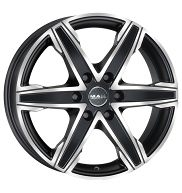 MAK KING6 16x6.5 ET55 6x139.7 Ice Black