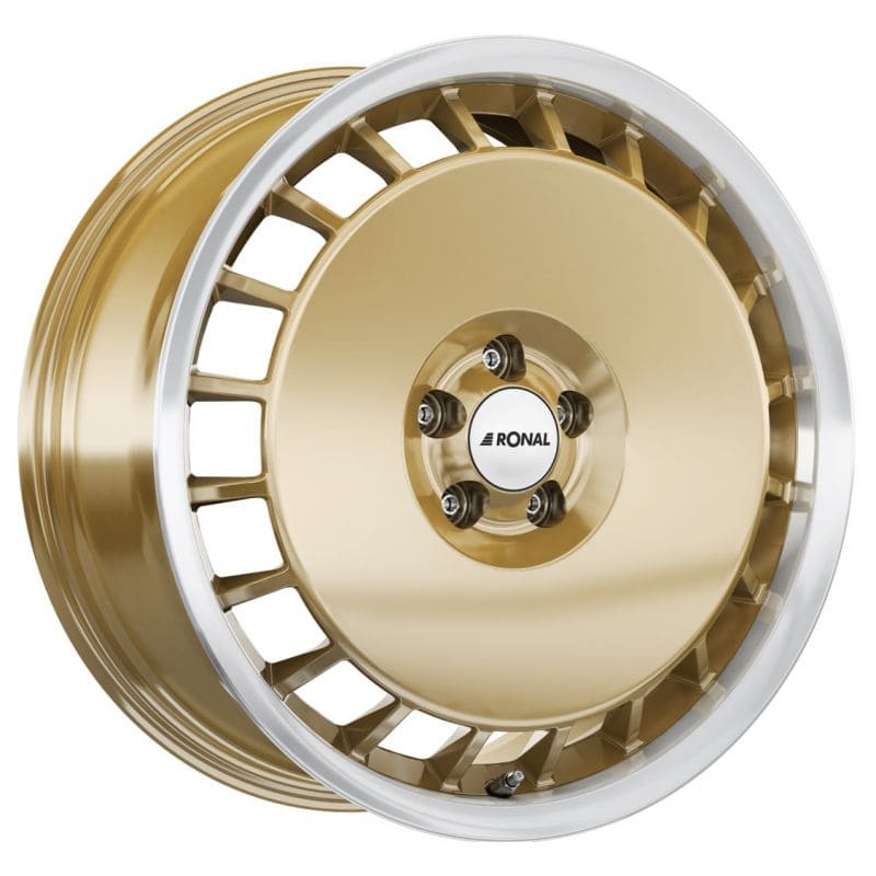Ronal R50 in Racing Gold Hornkopiert Farbe