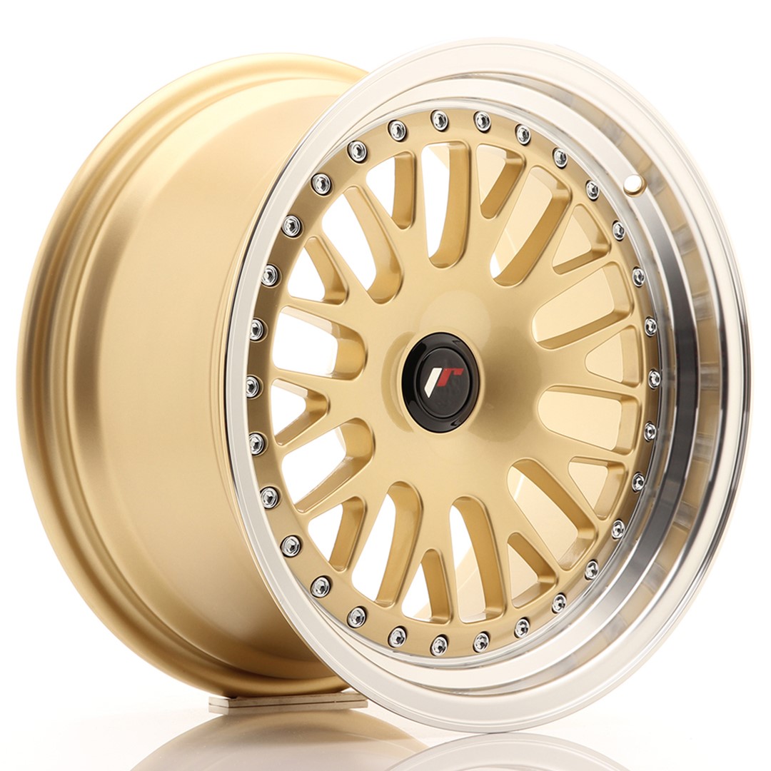 Japan Racing JR10 16x8 ET20 Blank Gold Machined Lip