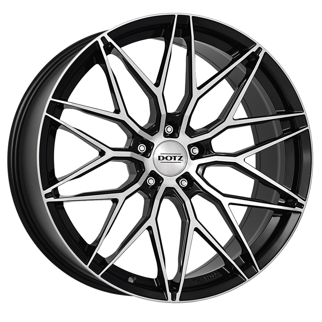 Dotz SUZUKA DARK 20x9 ET28 5x112 Black/Polished