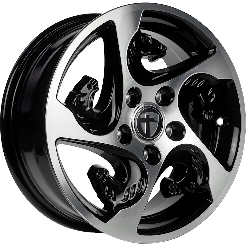 Tomason TR-HORSE 15x6 ET30 5x112 Black Polished