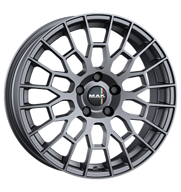 MAK APX 17x7 ET35 5x110 Gris Canon Verni Brillant