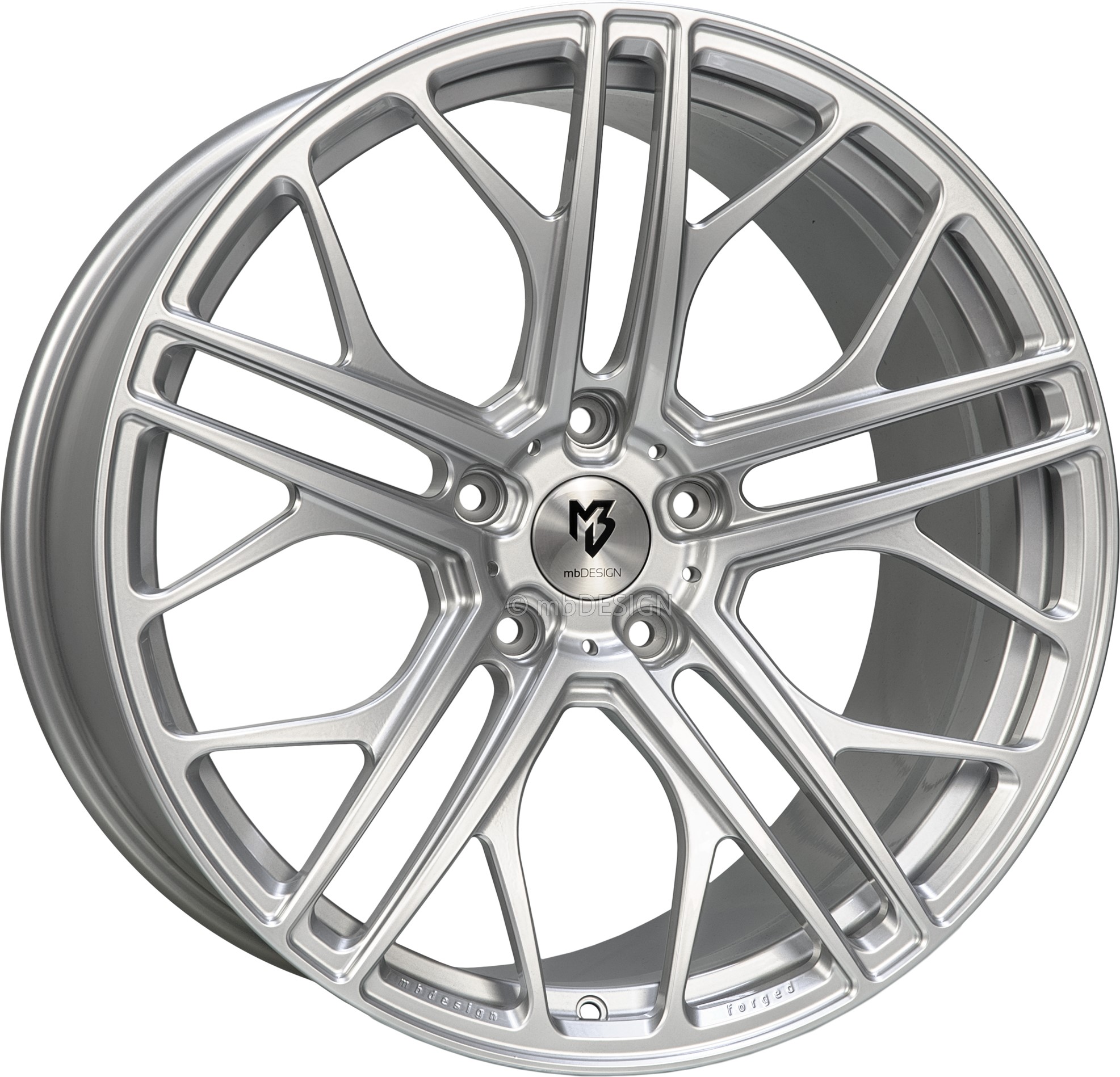 mbDESIGN SF1 22x11 ET20 5x132 Silber Glänzend