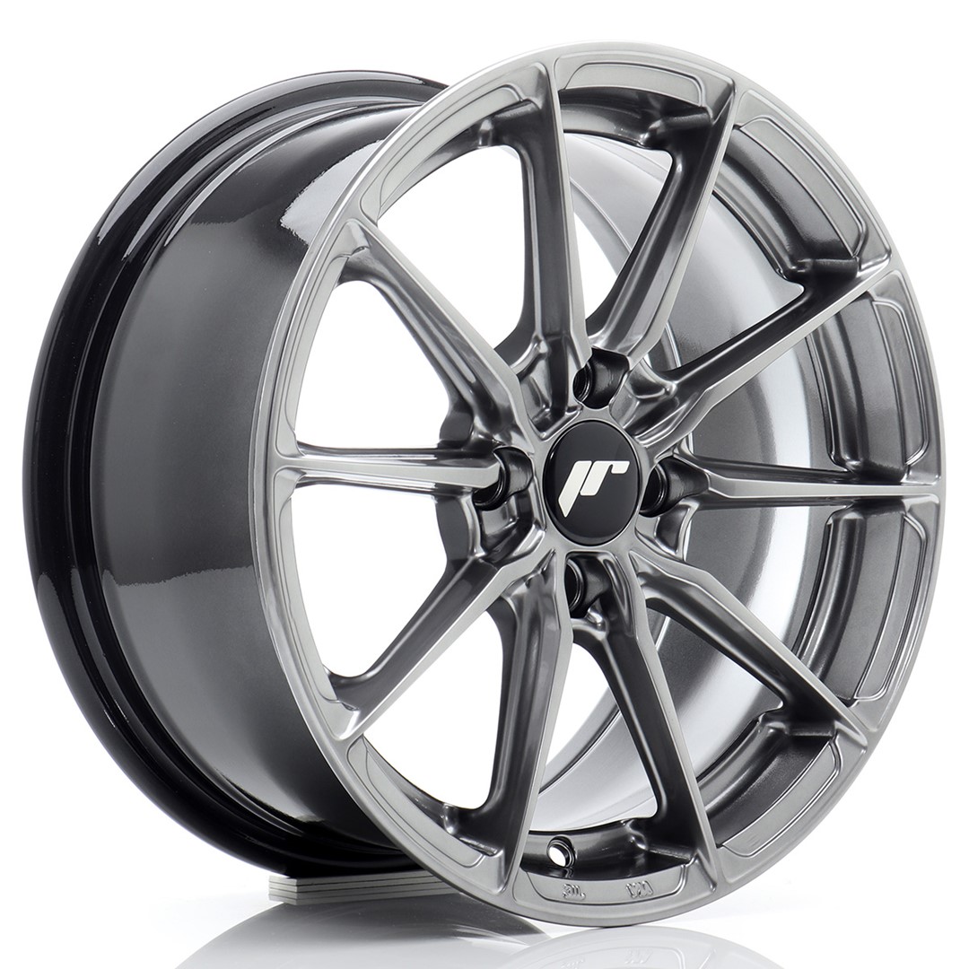 Japan Racing JR37 15x7 ET38 4x100 Hyper Black