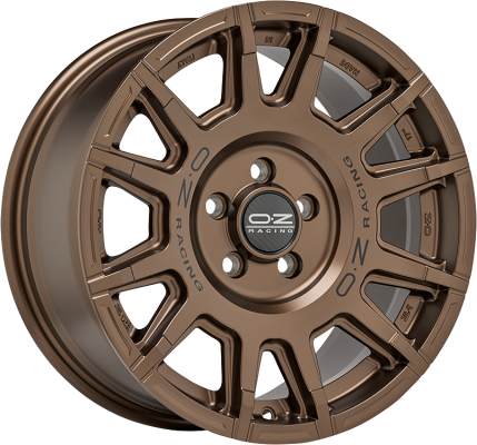 OZ RALLY LEGEND 17x8 ET35 6x120 Matt Bronze + Black Lettering