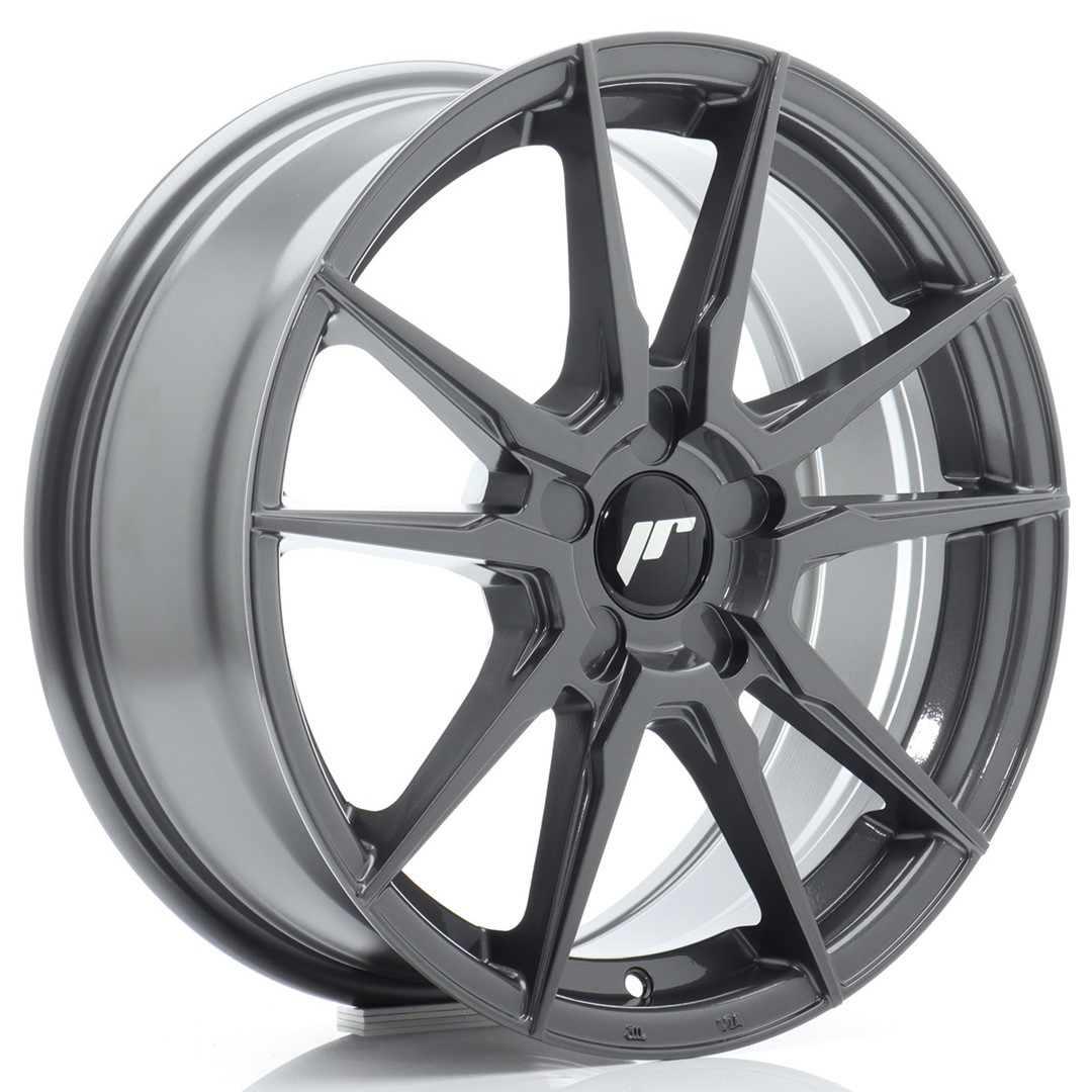Japan Racing JR21 17x7 ET20-40 Gris Hyper (ET et entraxe au choix)