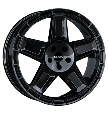 MAK TREK 20x9 ET25 5x130 Gloss Black