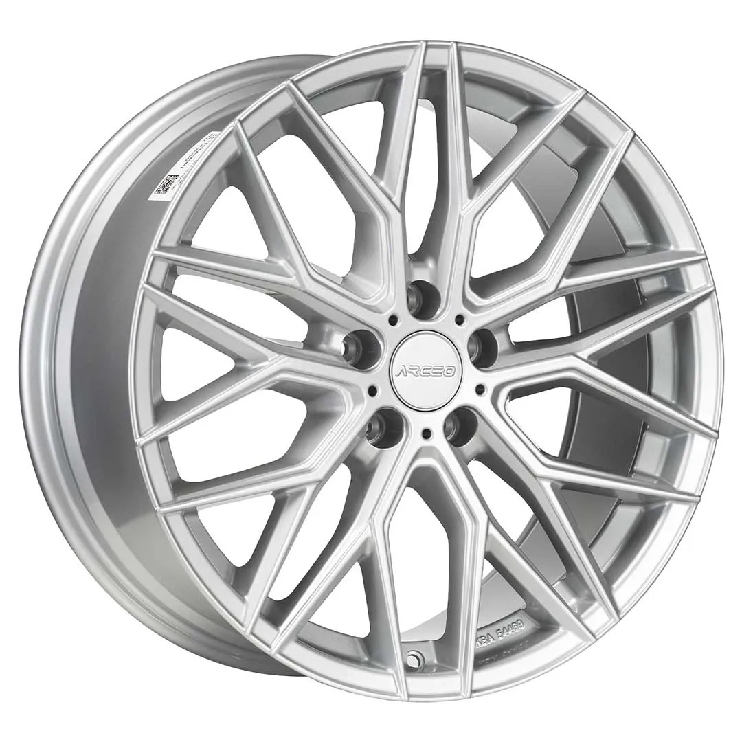 Arceo VALENCIA 19x8.5 ET38 5x120 White Silver