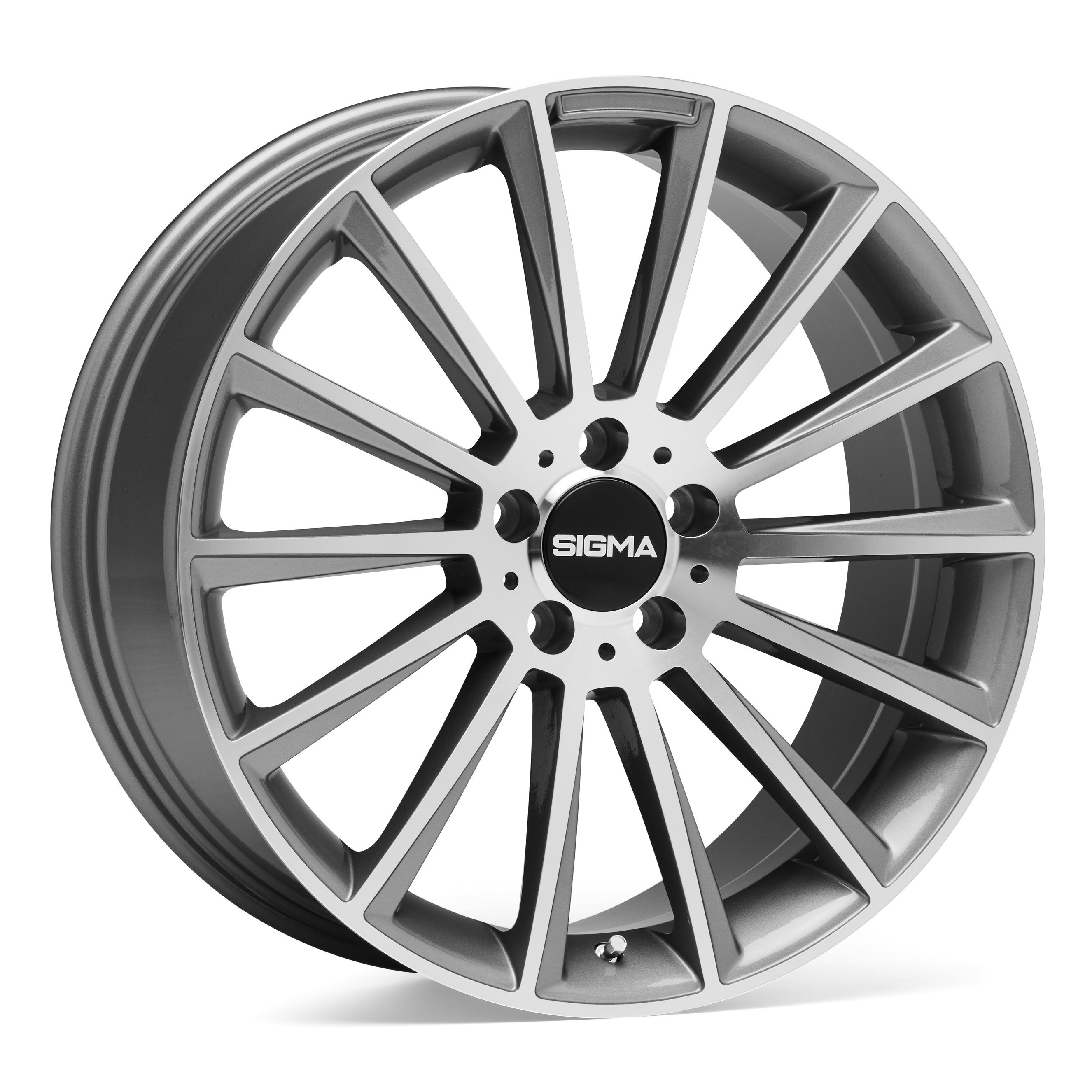 Sigma 466 19x9 ET45 5x112 Gunmetal Machined Face