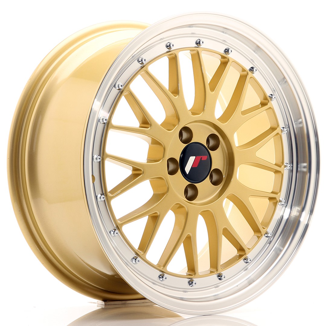 Japan Racing JR23 18x8.5 ET35 5x100 Gold Machined Lip