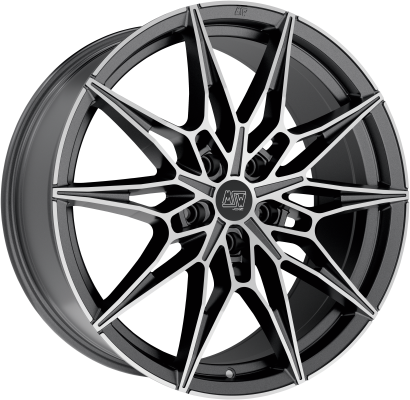 MSW 75 19x8 ET35 5x112 Matt Gun Metal Full Polished (Mgmfp)