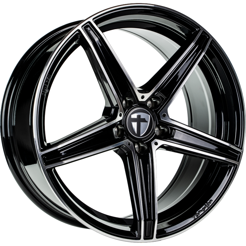 Tomason TN20 NEW 20x8.5 ET45 5x112 Black Polished