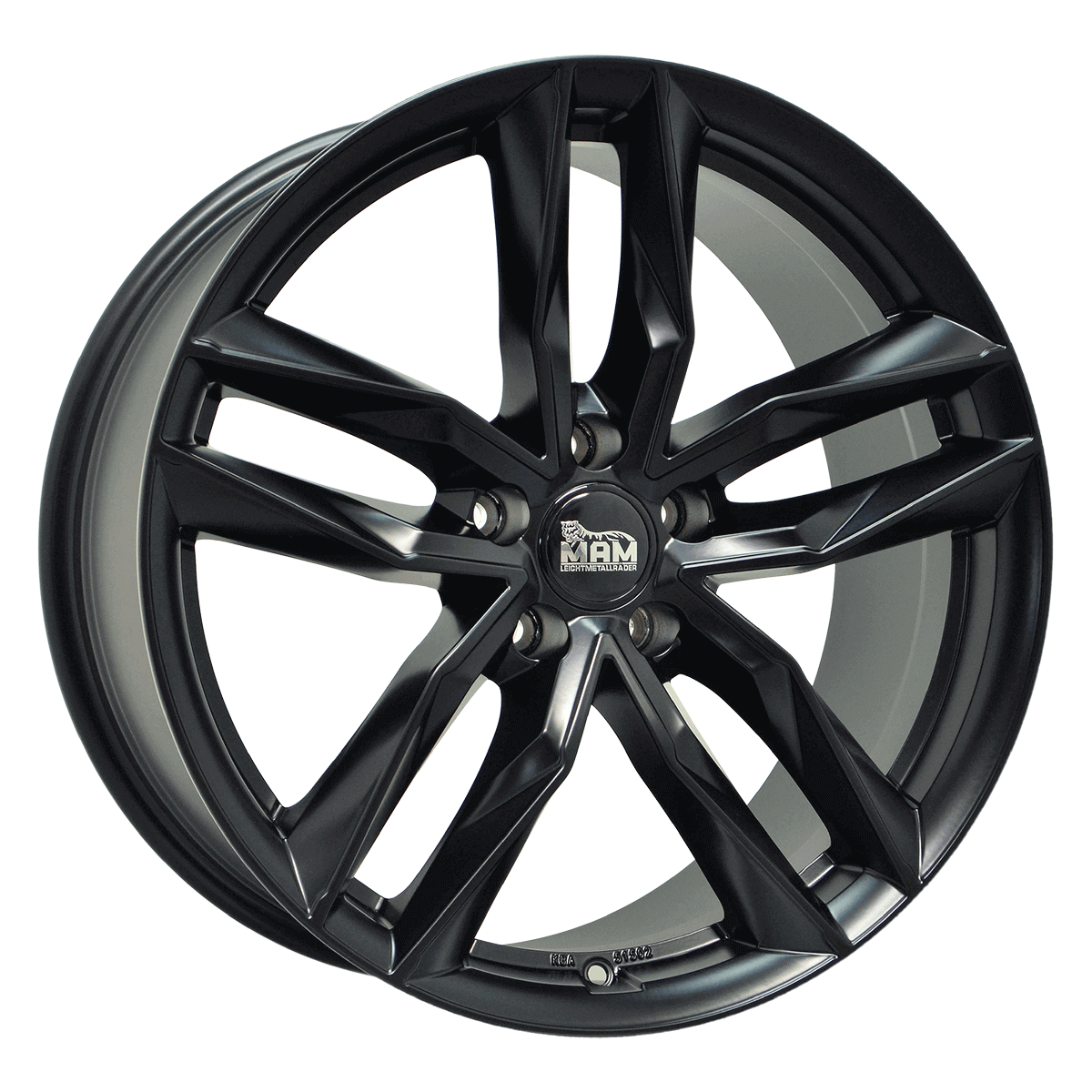 MAM Felgen RS3 16x7 ET48 5x112 Matt Black Painted