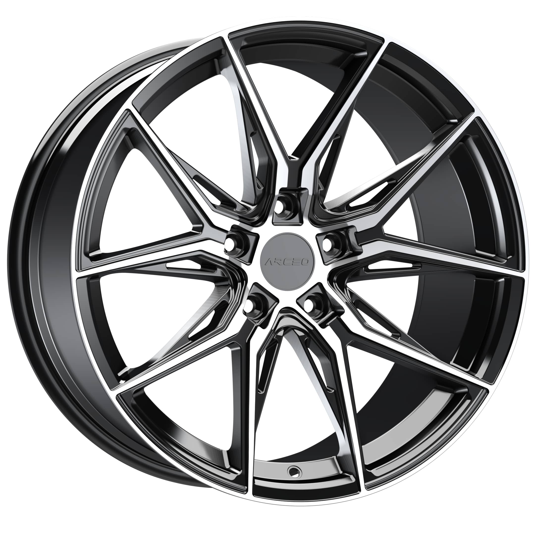 Arceo MARSEILLE 19x8.5 ET35 5x108 Black Diamond