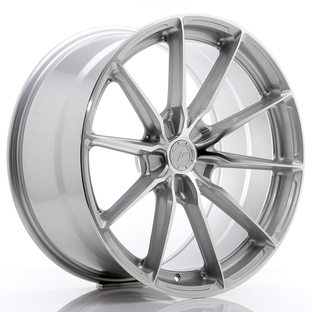 Japan Racing JR37 20x10 ET35 5x112 Argento Faccia Macchinata