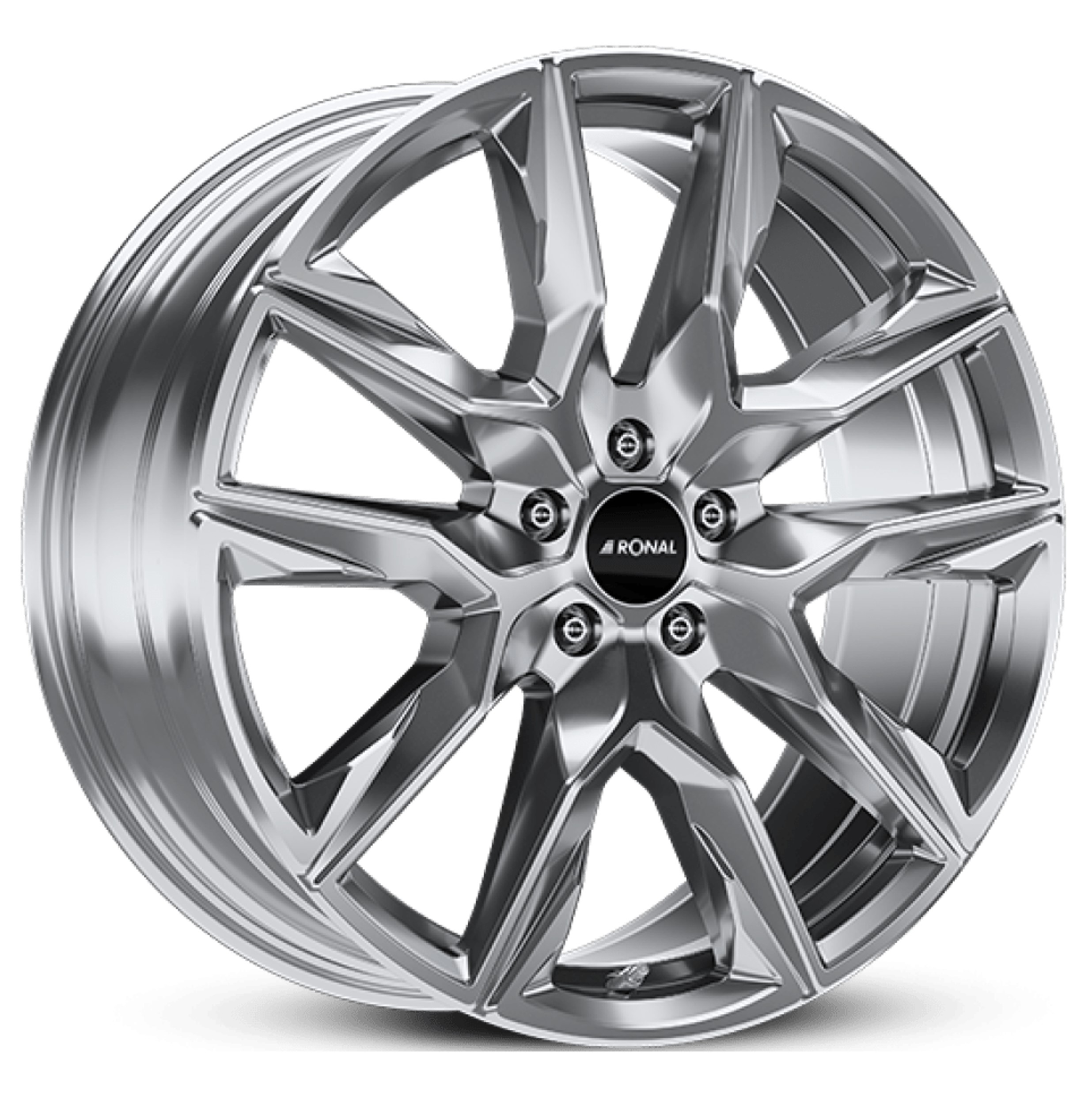 RONAL R71  20X8.5  ET42 5X112 PLATINUM SILVER