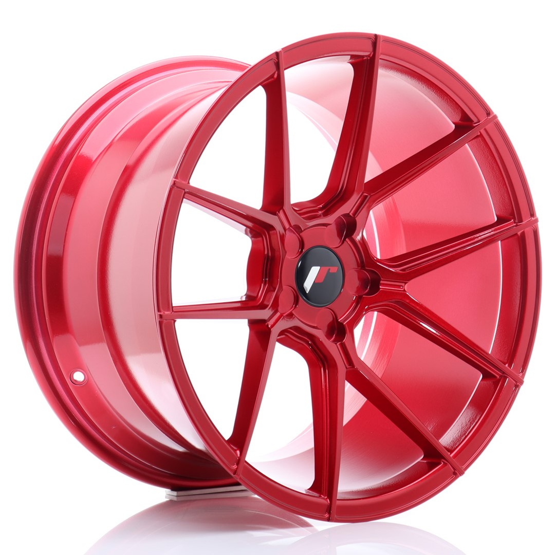 Japan Racing JR30 19x11 ET15-40 Blank (5H) Platinum Red