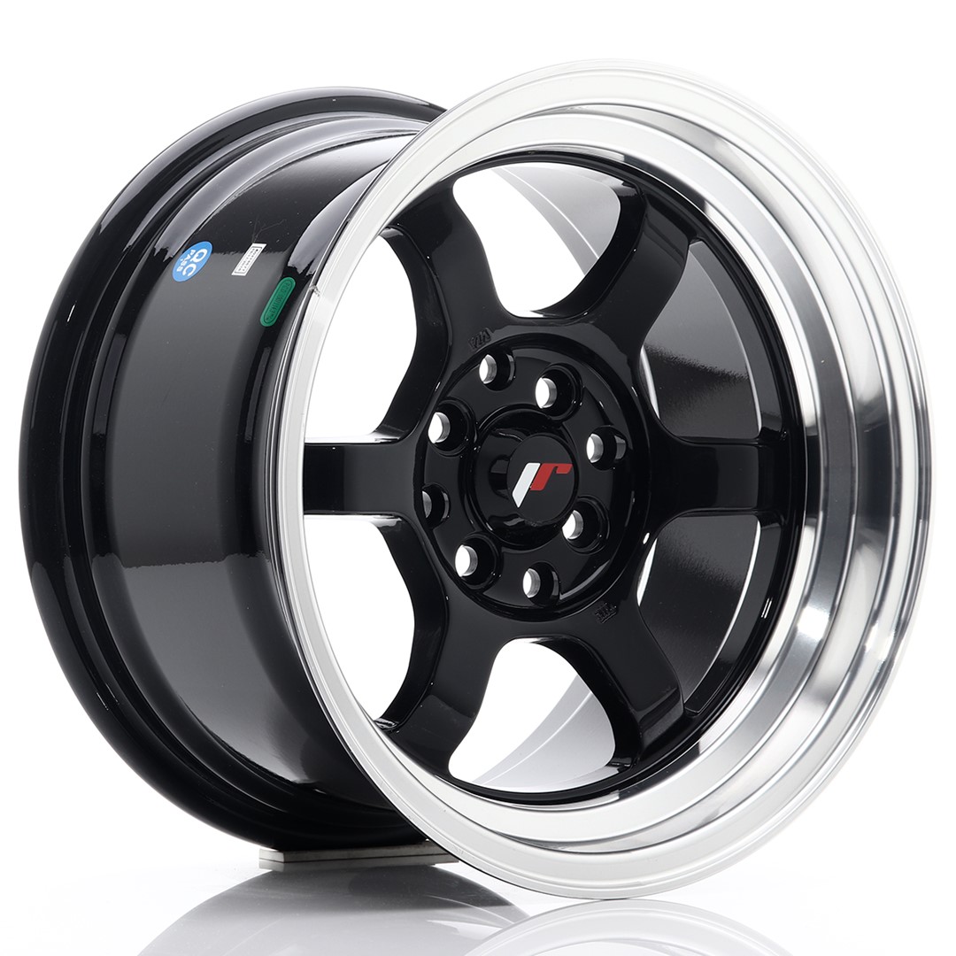 Japan Racing JR12 15x8.5 ET13 4x100/114.3 Gloss Black