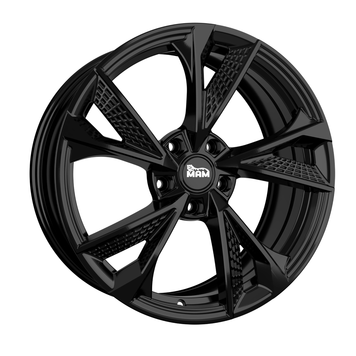 MAM Felgen RS6 16x7 ET40 5x112 Black Painted