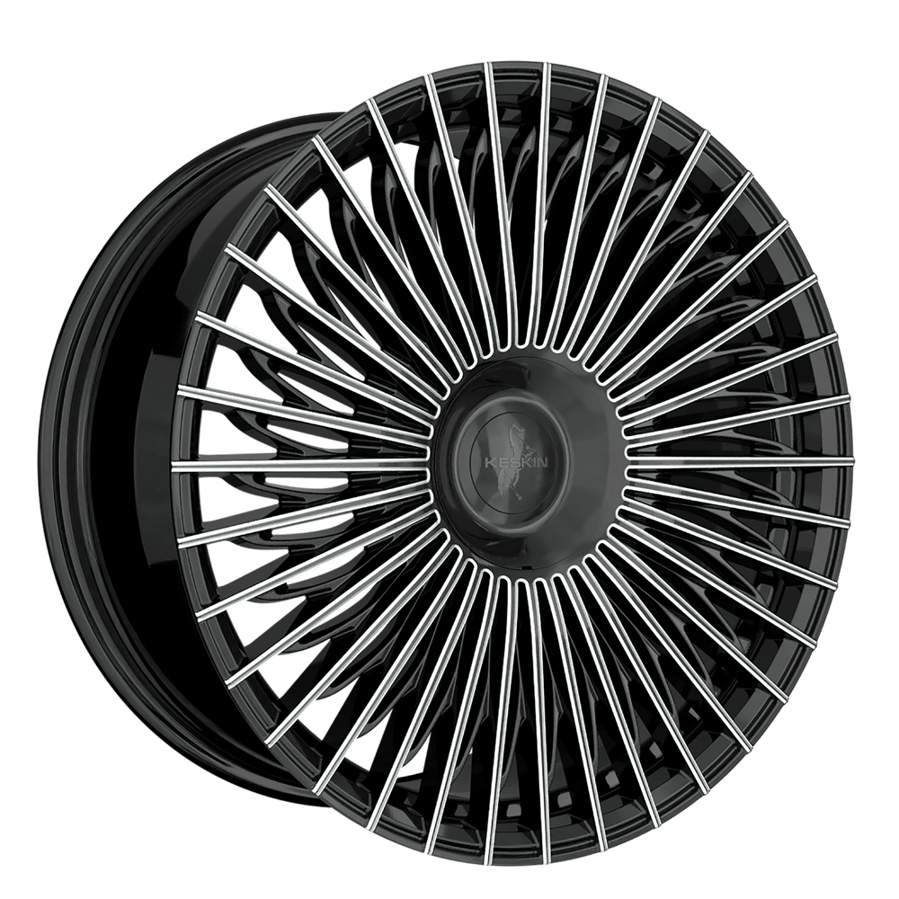 Keskin KT X1 21x9.5 ET20 5x112 Black Secret Diamond