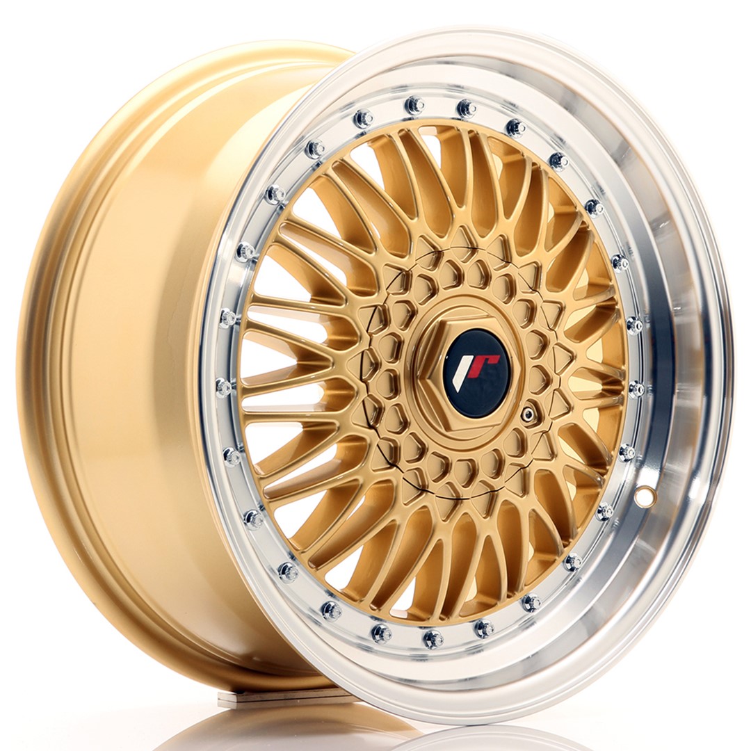 Japan Racing JR9 17x7.5 ET35 5x100/114.3 Gold Machined Lip