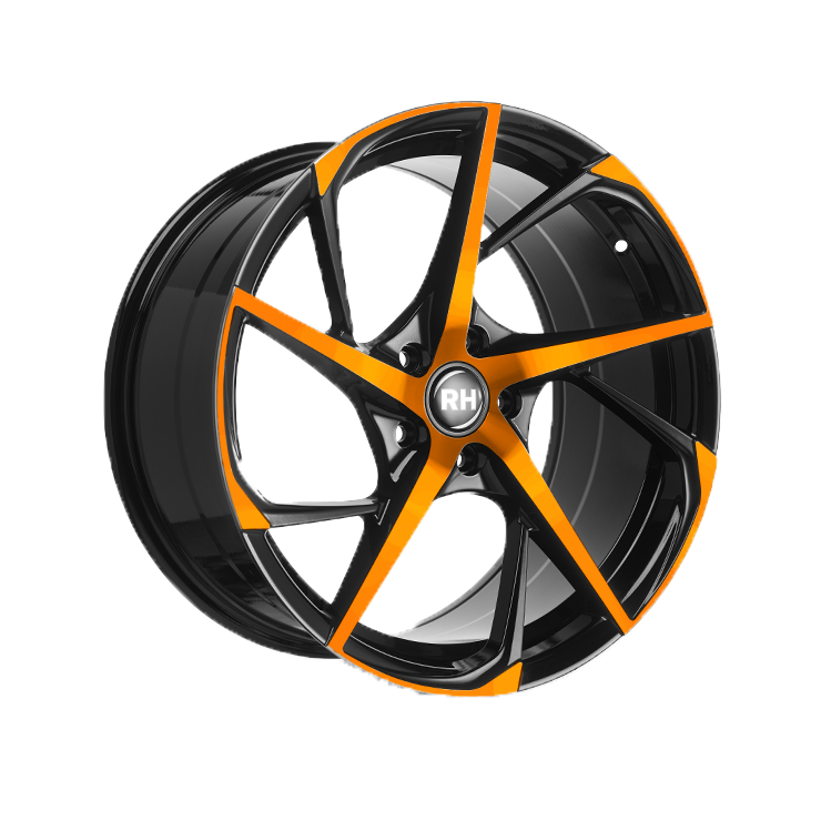 RH RB12 19x9.5 ET40 5x120 Color Polished - Orange