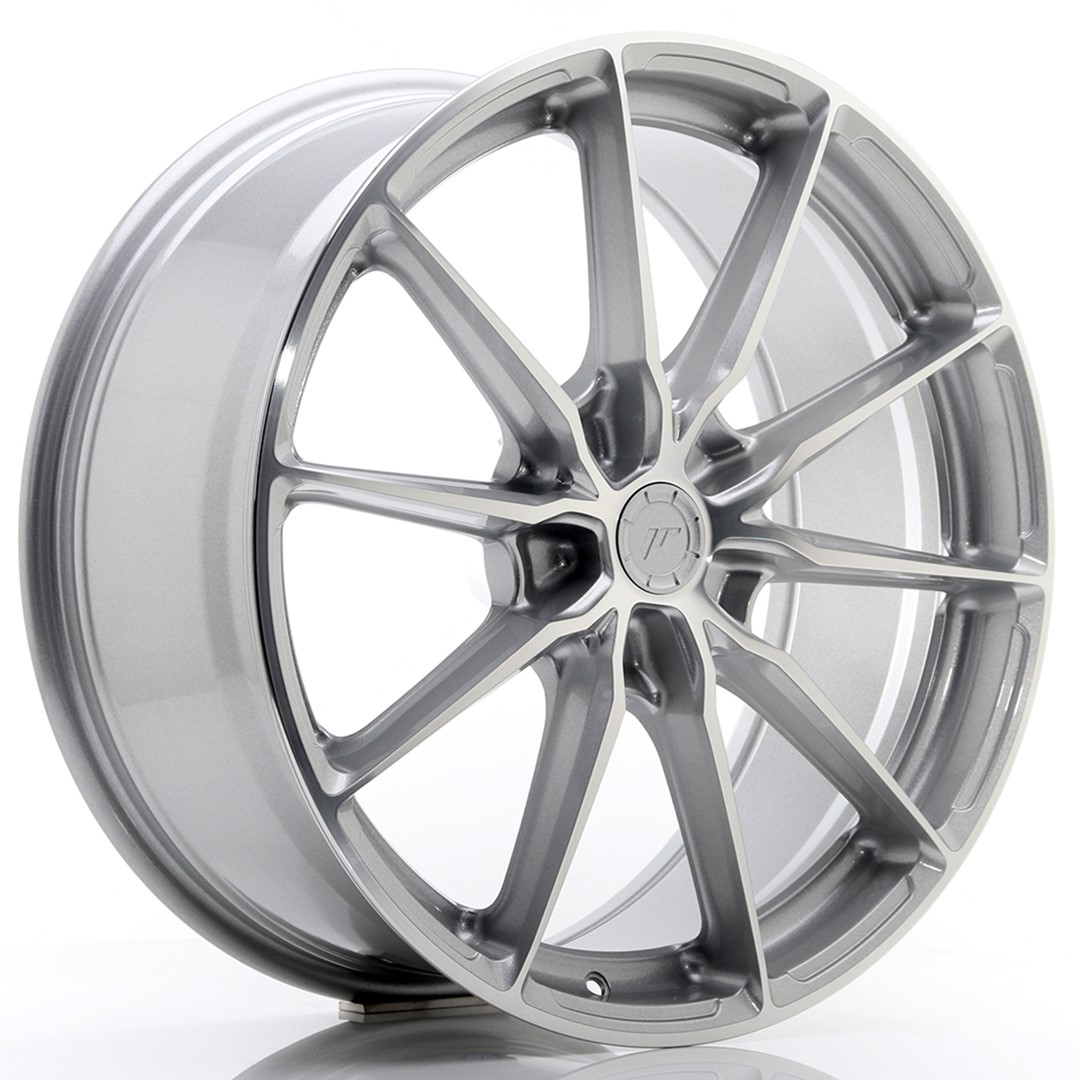 Japan Racing JR37 20x8.5 ET20-45 Blank (5H) Silver Machined Face