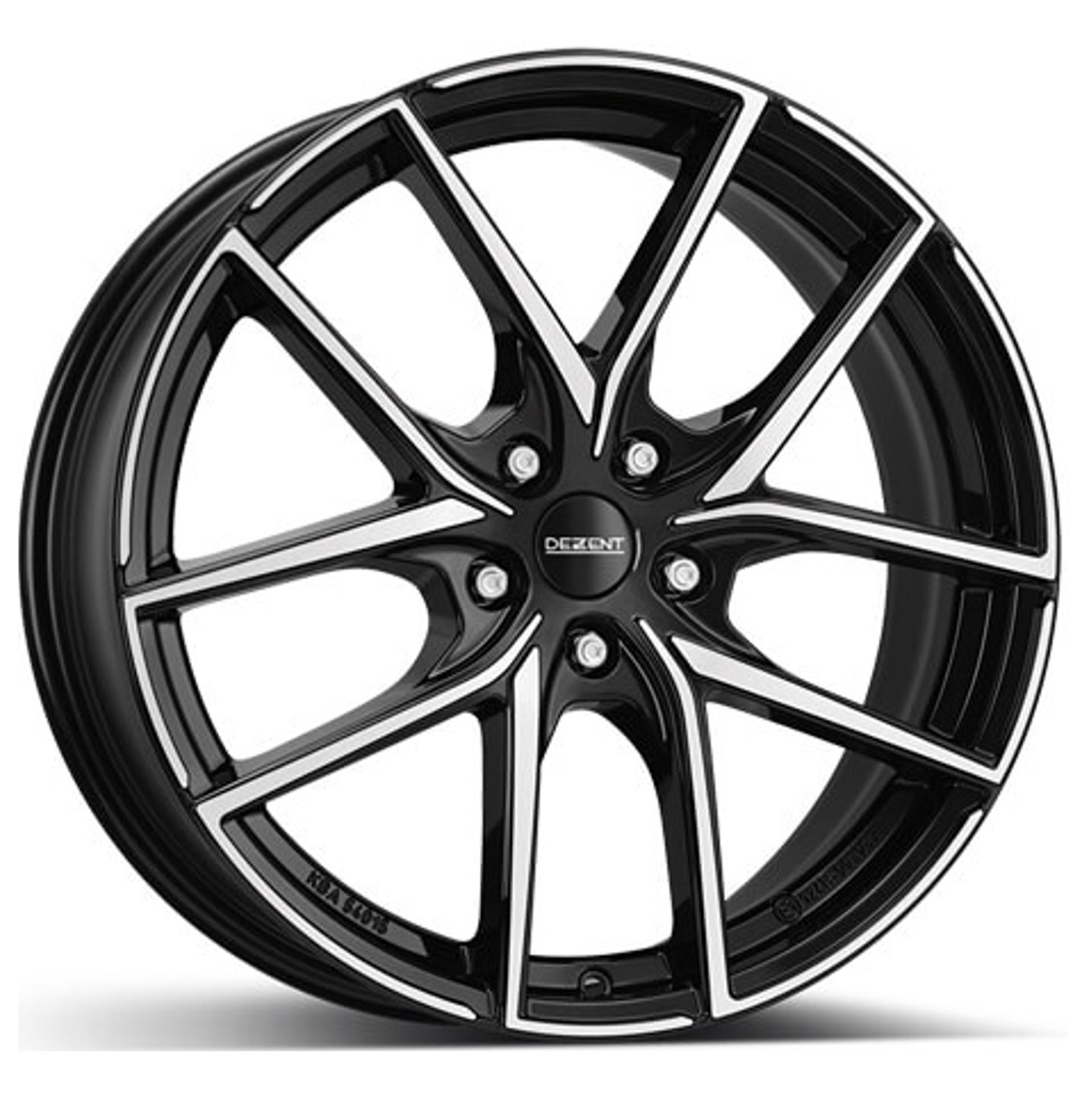 Dezent TO DARK 19x8 ET44 5x112 Noir Poli