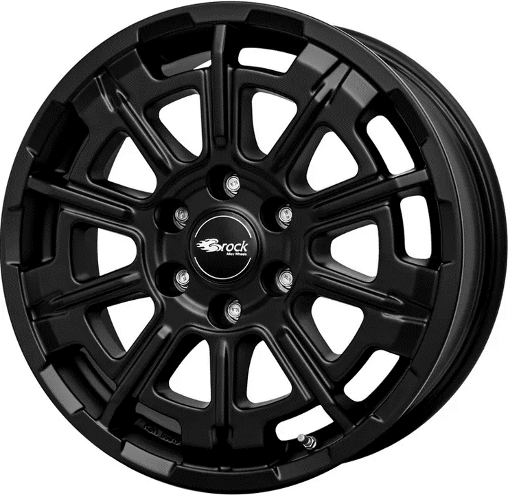 Brock B45 20x8 ET55.1 6x139.7 Satin Black Matt (SBM)