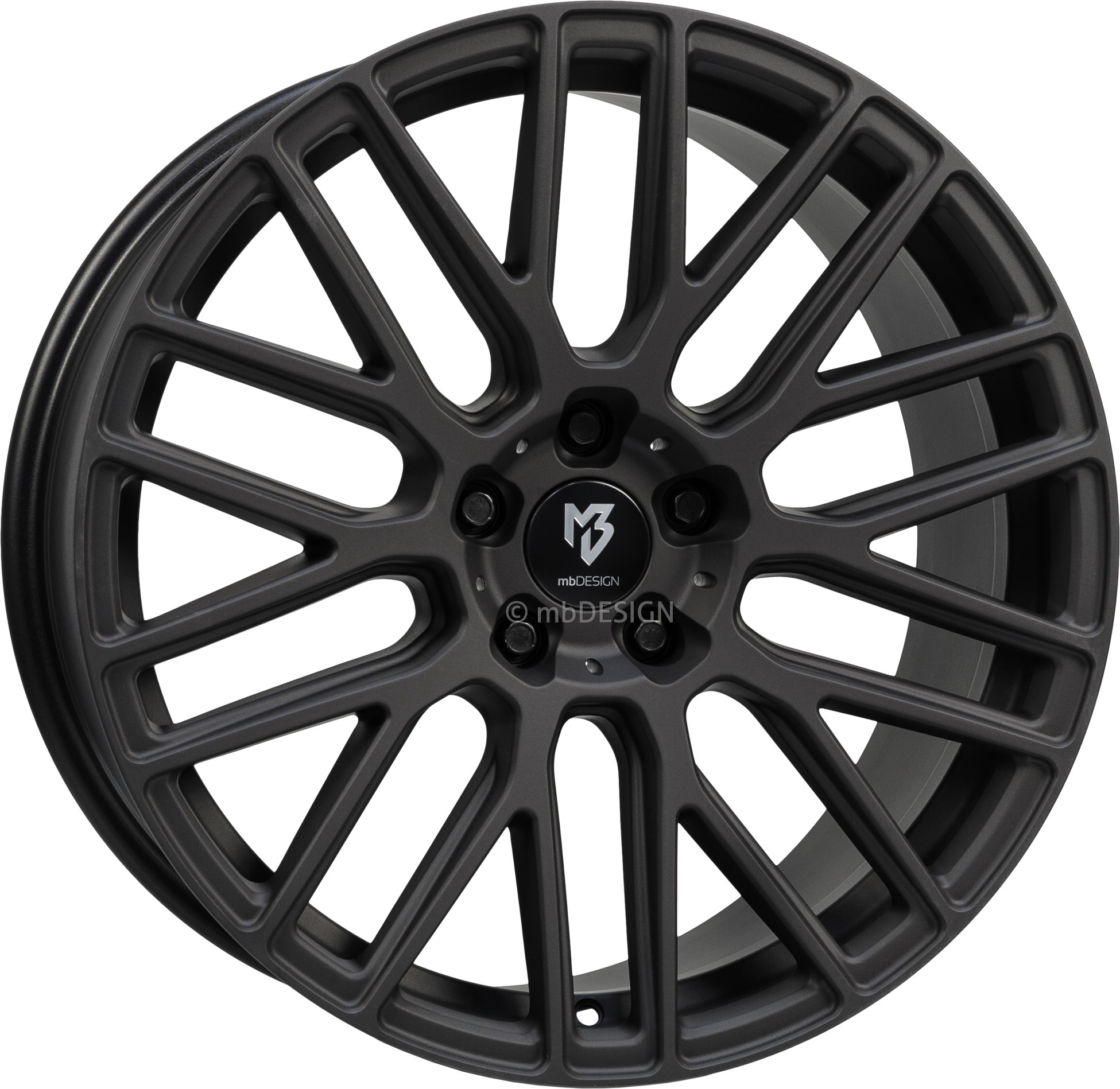 mbDESIGN KV4 22x10 ET42 5x127 Black Matt