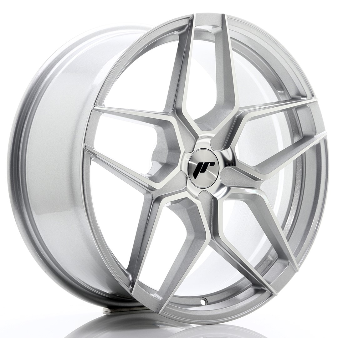 Japan Racing JR34 19x8.5 ET20-40 Blank (5H) Silver Machined Face