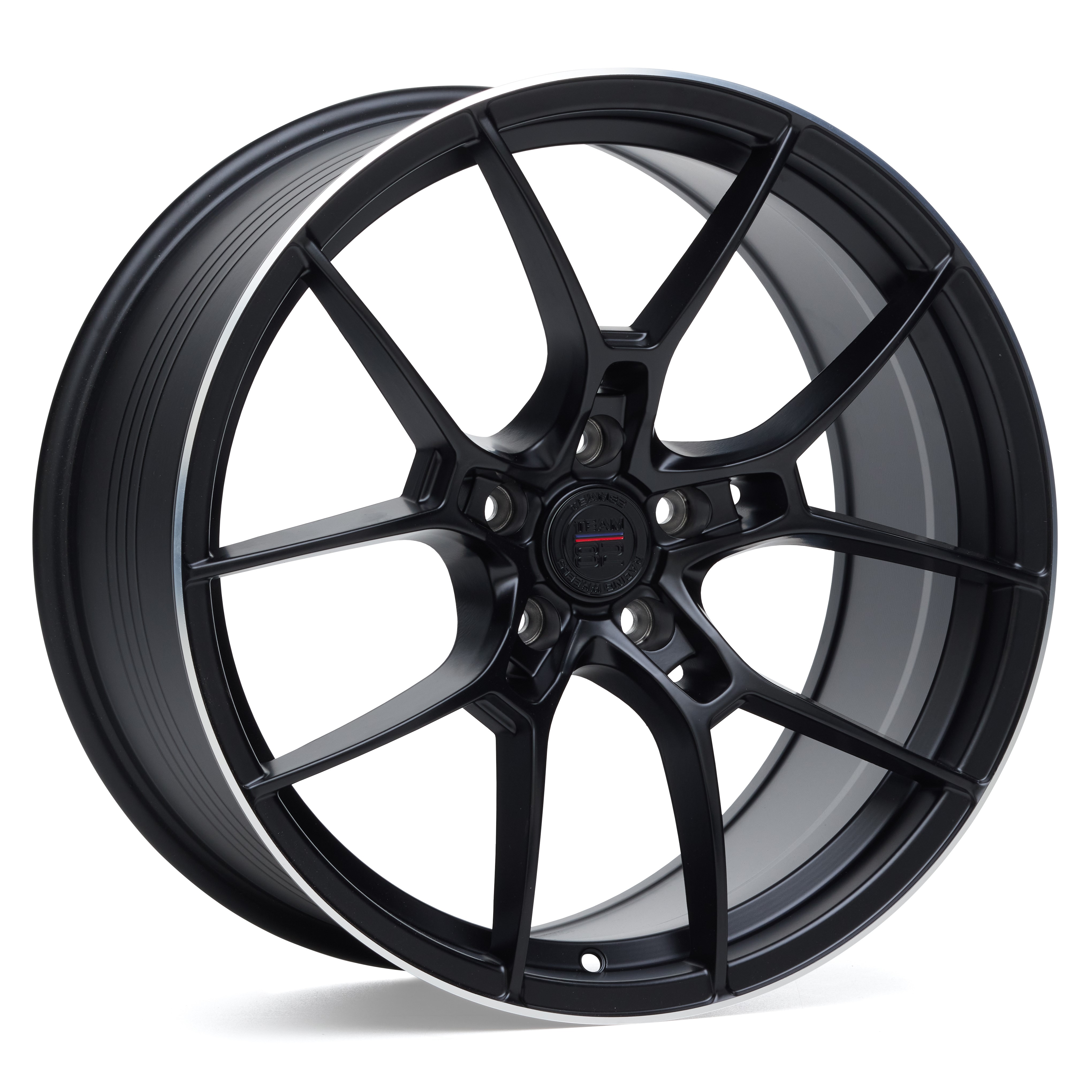 Team82 SI614 18x8.5 ET42 5x112 Flat Black Machined Lip