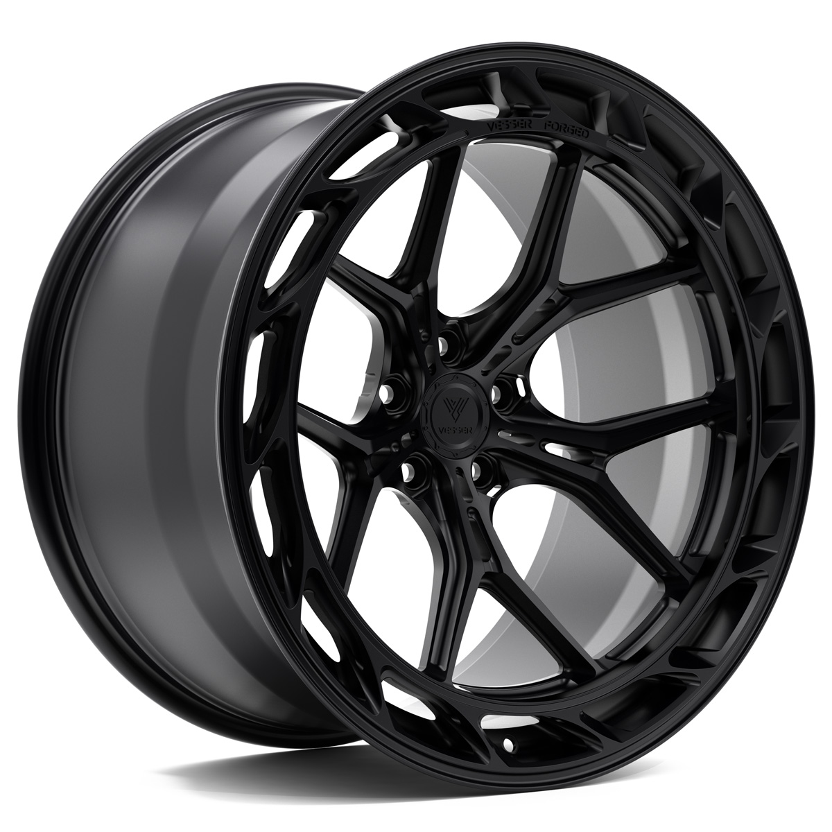 Jante Vesser VSR8 Droite 22x10.5 ET17-46 Finition Personnalisée (ET, PCD et couleur sélectionnables librement)