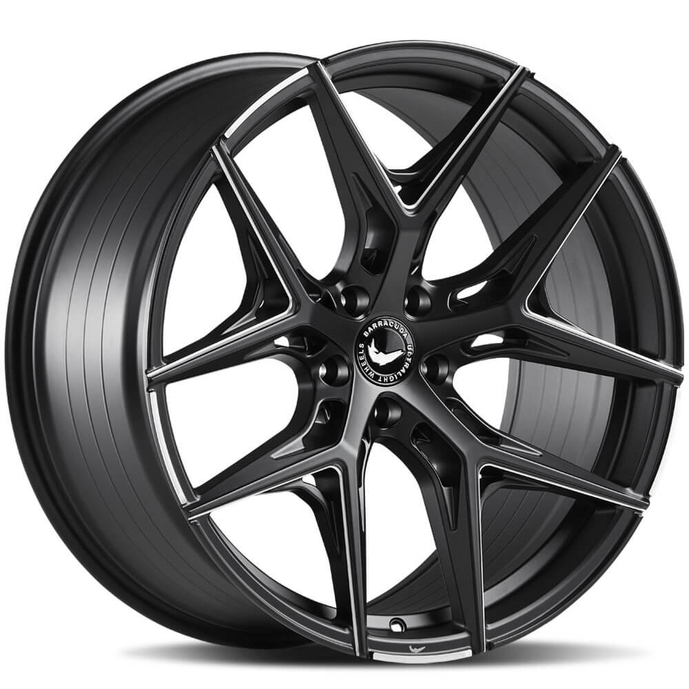 Barracuda RAZZER 20x10 ET45 5x112 Mattblack Gefräst