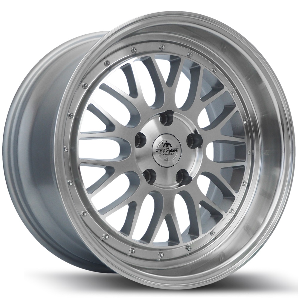 Forzza Wheels SPOT 18x8.5 ET30 5x112 Argent Façade Usinée