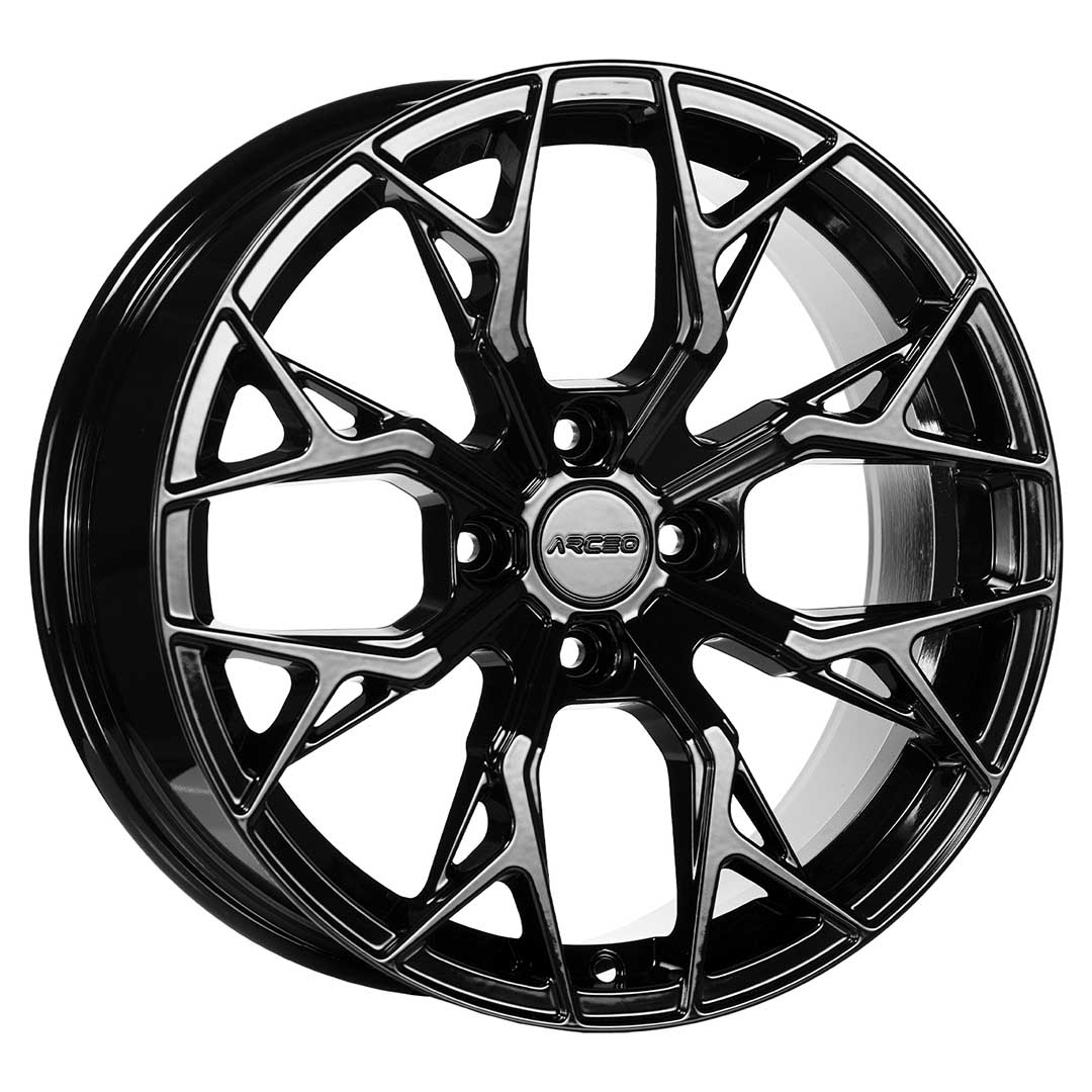 Arceo M01 17x7.5 ET25 4x108 Black