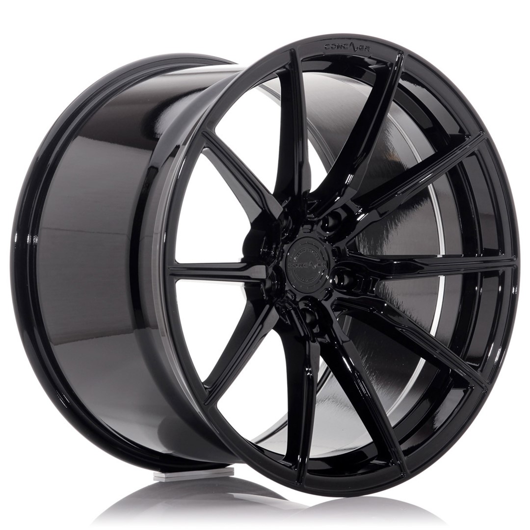 Concaver CVR4 22x10.5 ET10-46 Blank Platinum Black