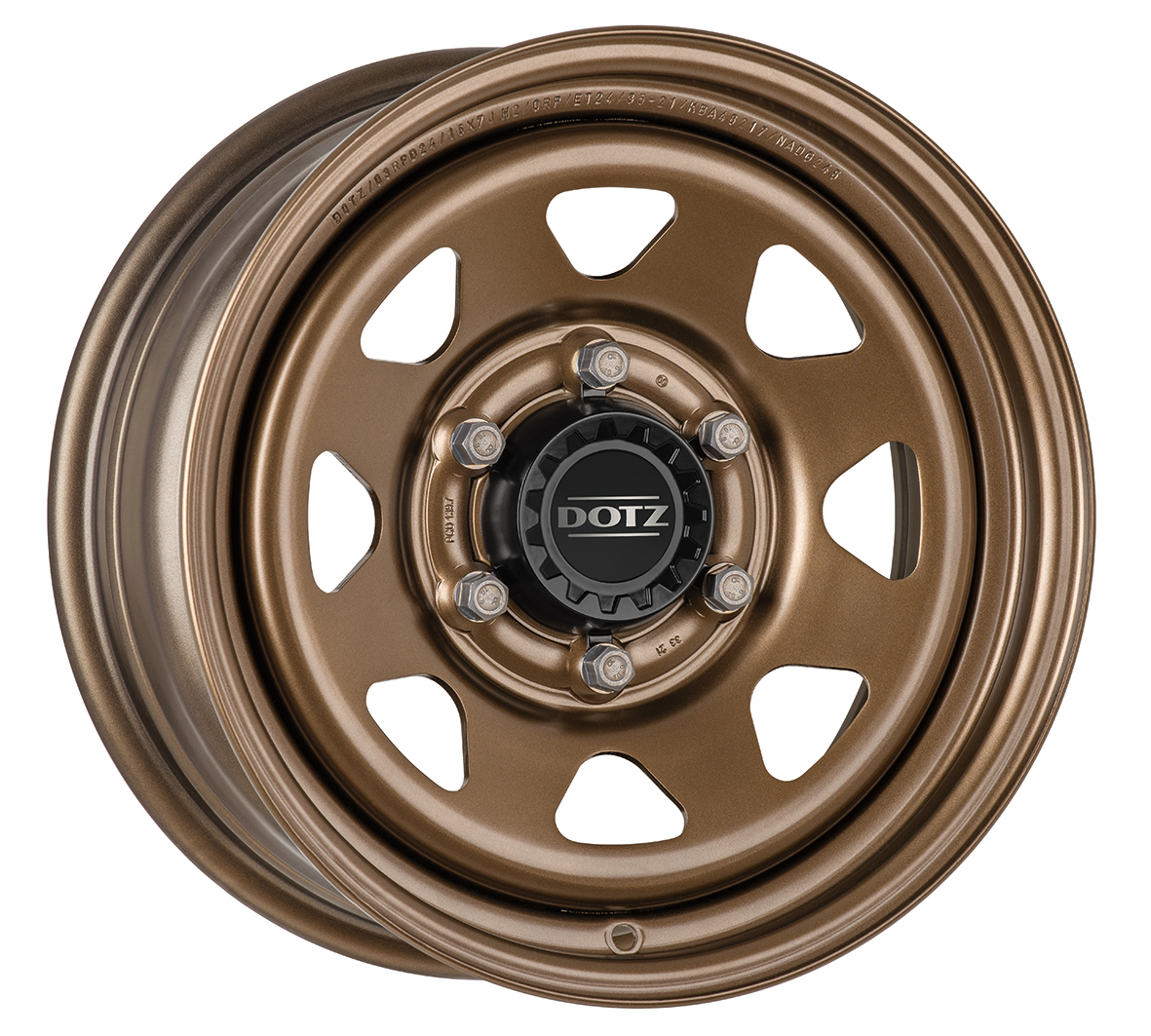 Dotz 4x4 DAKAR BRONZE 16x7 ET8 5x165.1 Bronze Mat