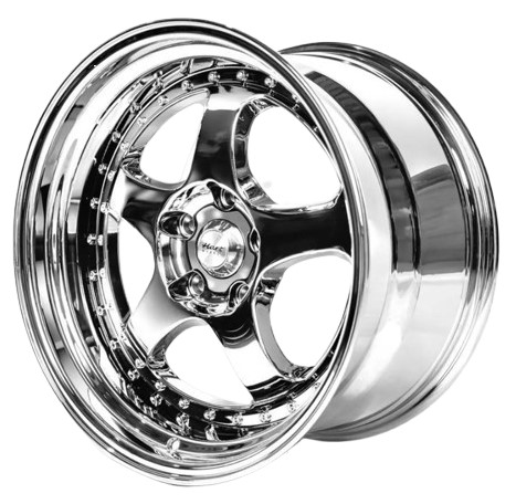 Hart HR99 18x9 ET25 5x114.3 Dark Vacuum Chrome