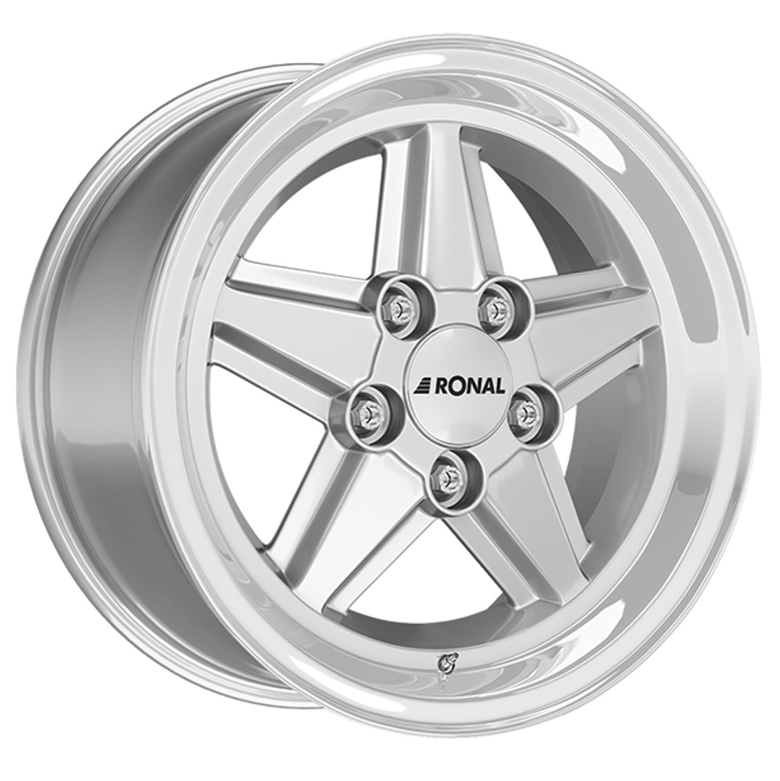 Ronal R9 16X7 ET20 5X120 SILBER-HORNKOPIERT