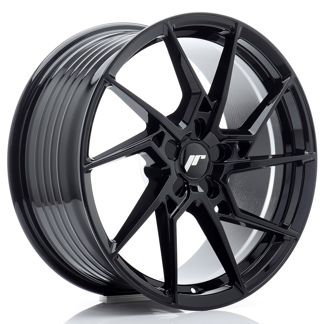 Japan Racing JR33 19x8.5 ET20-45 Noir Brillant (ET et entraxe sélectionnables librement)