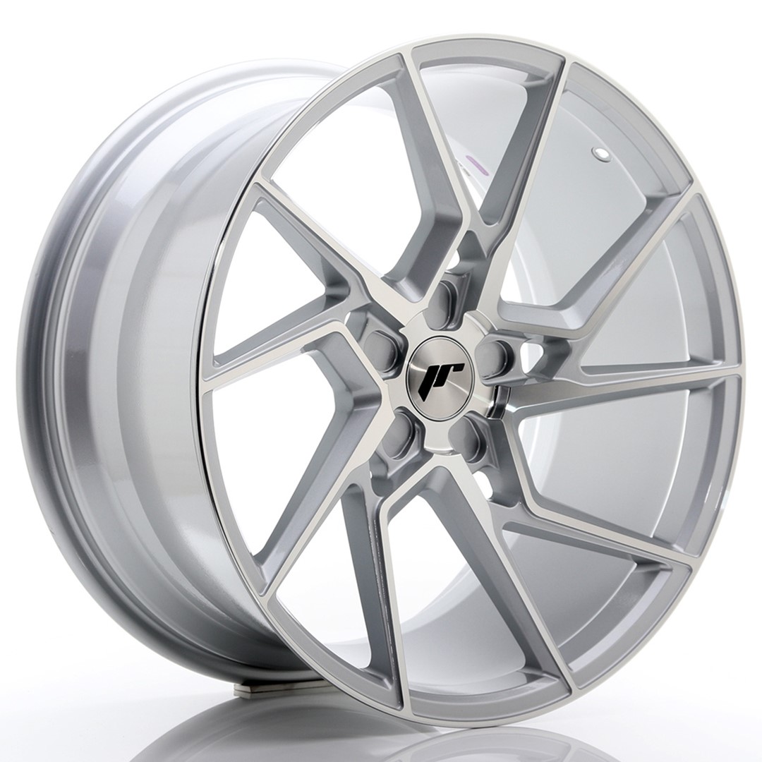 Japan Racing JR33 20x10 ET20-40 Blank Silver Machined Face