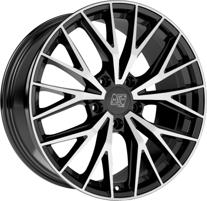 MSW 44 20x9 ET28 5x112 Gloss Black Full Polished