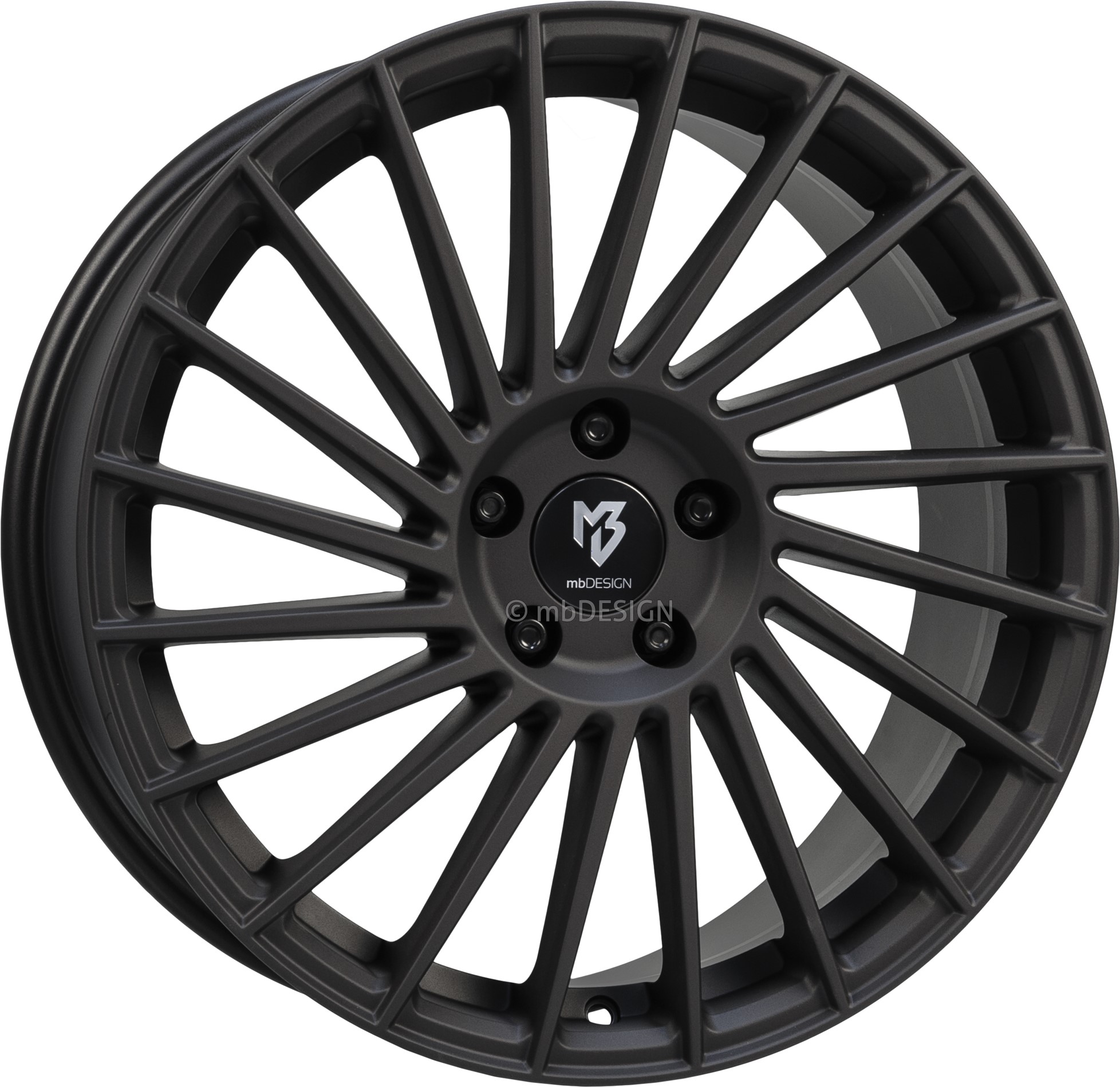 mbDESIGN VR3 18x7.5 ET33 5x100 Noir Mat