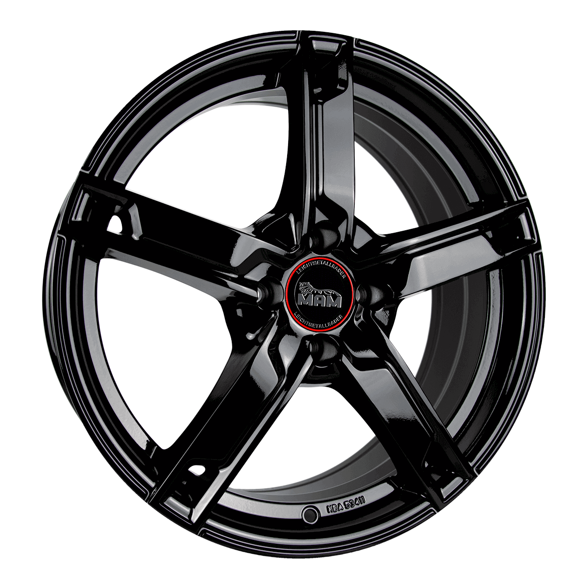 MAM Felgen W4 17x7 ET35 4x108 Black Painted