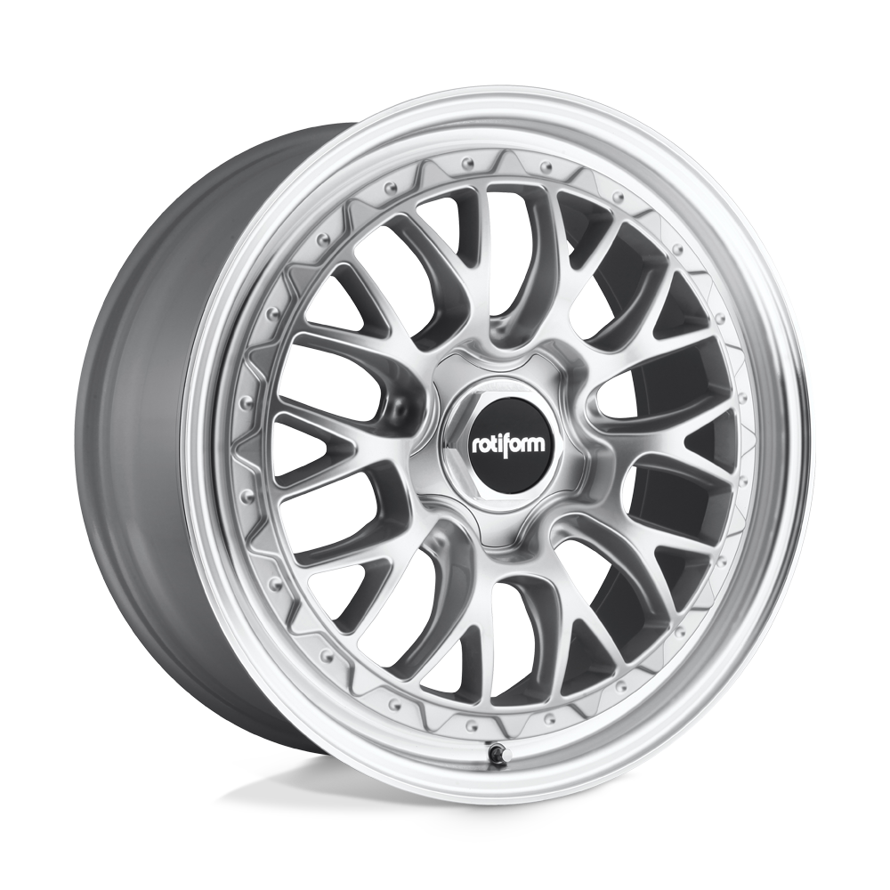 Rotiform LSR 19x8.5 ET45 5x112 Gloss Silver Machined