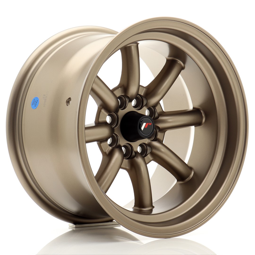 Japan Racing JR19 15x9 ET-13 4x100/108 Matt Bronze