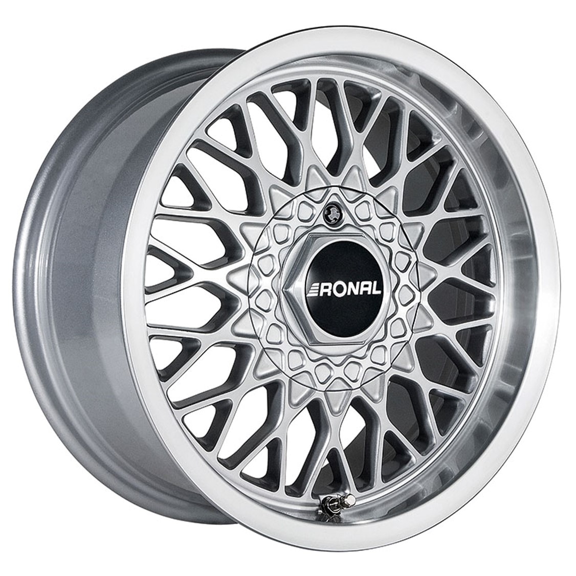 Ronal LS 15x7.5 ET25 4x100 Silber Frontpoliert